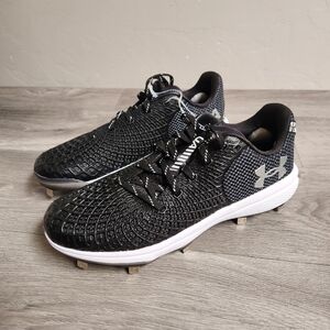 Under Armour Black Cleats‎ Shoes Size 9 Athletic Breathable Softball Sports